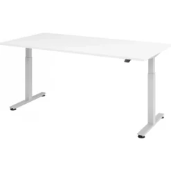 XMST 2E S | Schreibtisch 200 x 100 elektrisch höhenverstellbar Weiß