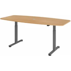XMST 22 G | Schreibtisch 220 x 103 elektrisch höhenverstellbar Eiche