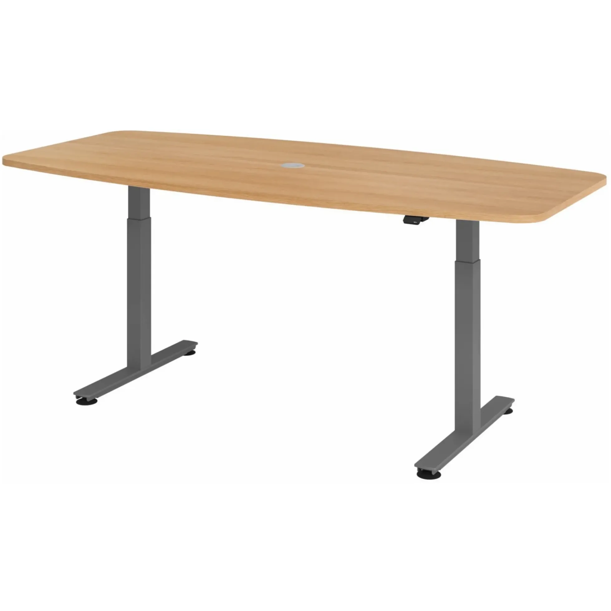 XMST 22 G | Schreibtisch 220 x 103 elektrisch höhenverstellbar Eiche