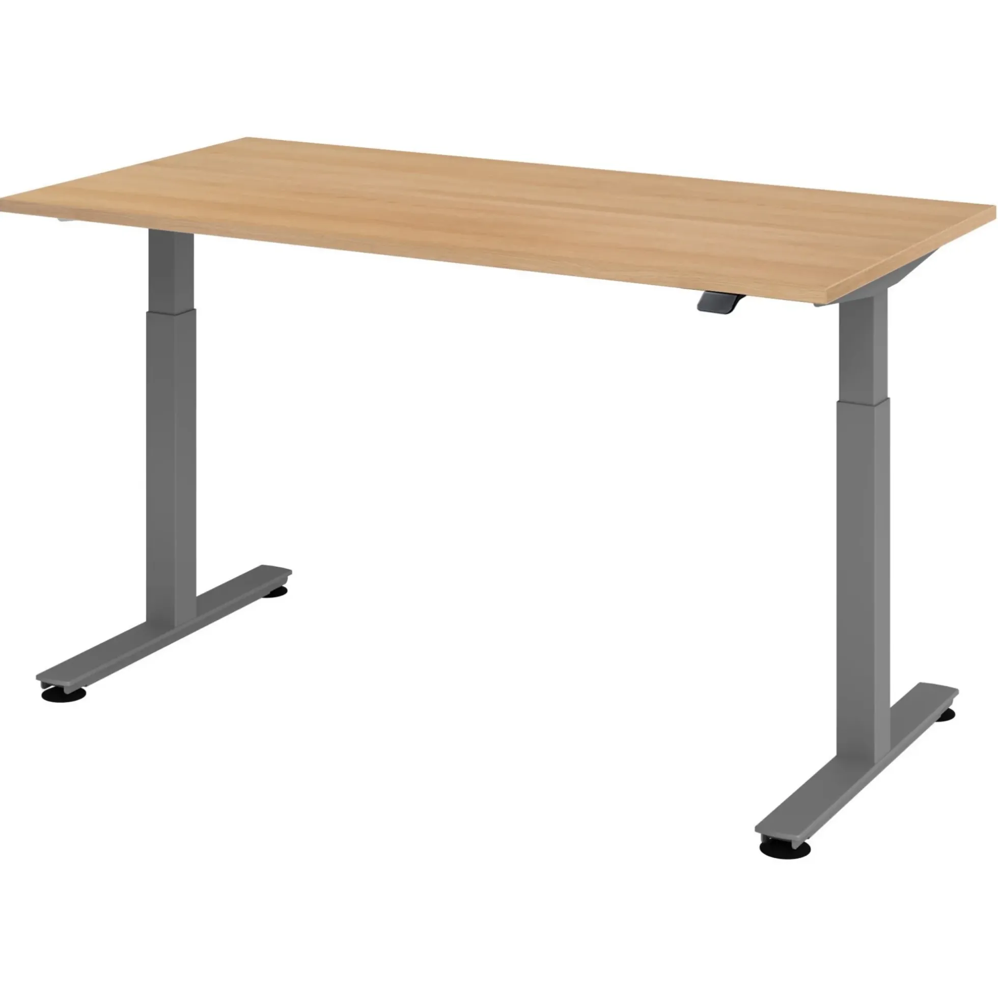 XMST 16 G | Schreibtisch 160 x 80 elektrisch höhenverstellbar Eiche