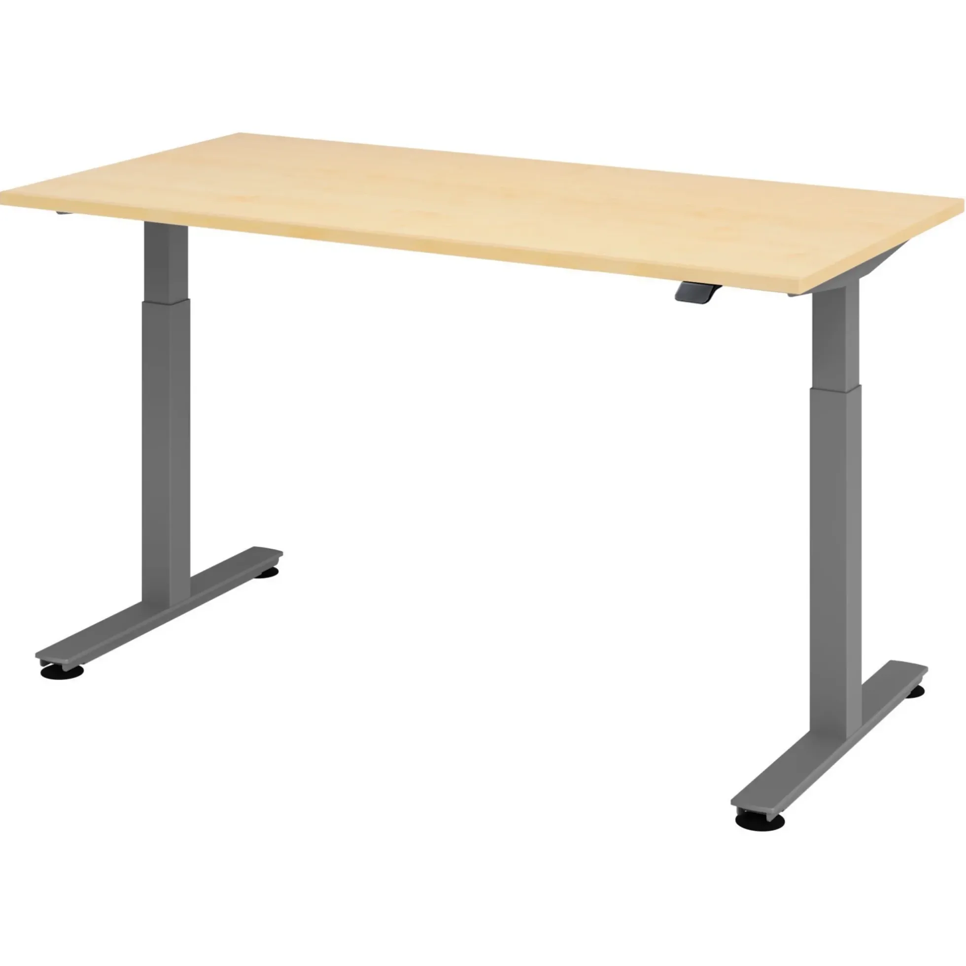 XMST 16 G | Schreibtisch 160 x 80 elektrisch höhenverstellbar Ahorn