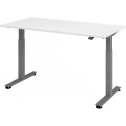 XMST 16 G | Schreibtisch 160 x 80 elektrisch höhenverstellbar Weiß
