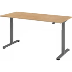 XMST 19 G | Schreibtisch 180 x 80 elektrisch höhenverstellbar Eiche