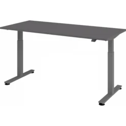 XMST 19 G | Schreibtisch 180 x 80 elektrisch höhenverstellbar Graphit