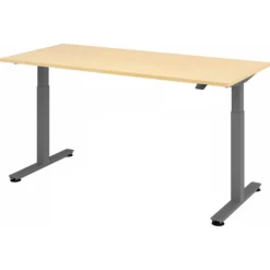 XMST 19 G | Schreibtisch 180 x 80 elektrisch höhenverstellbar Ahorn