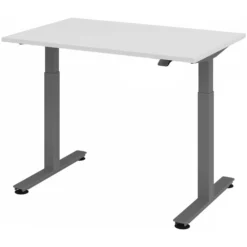 XMST 12 G | Schreibtisch 120 x 80 elektrisch höhenverstellbar Grau