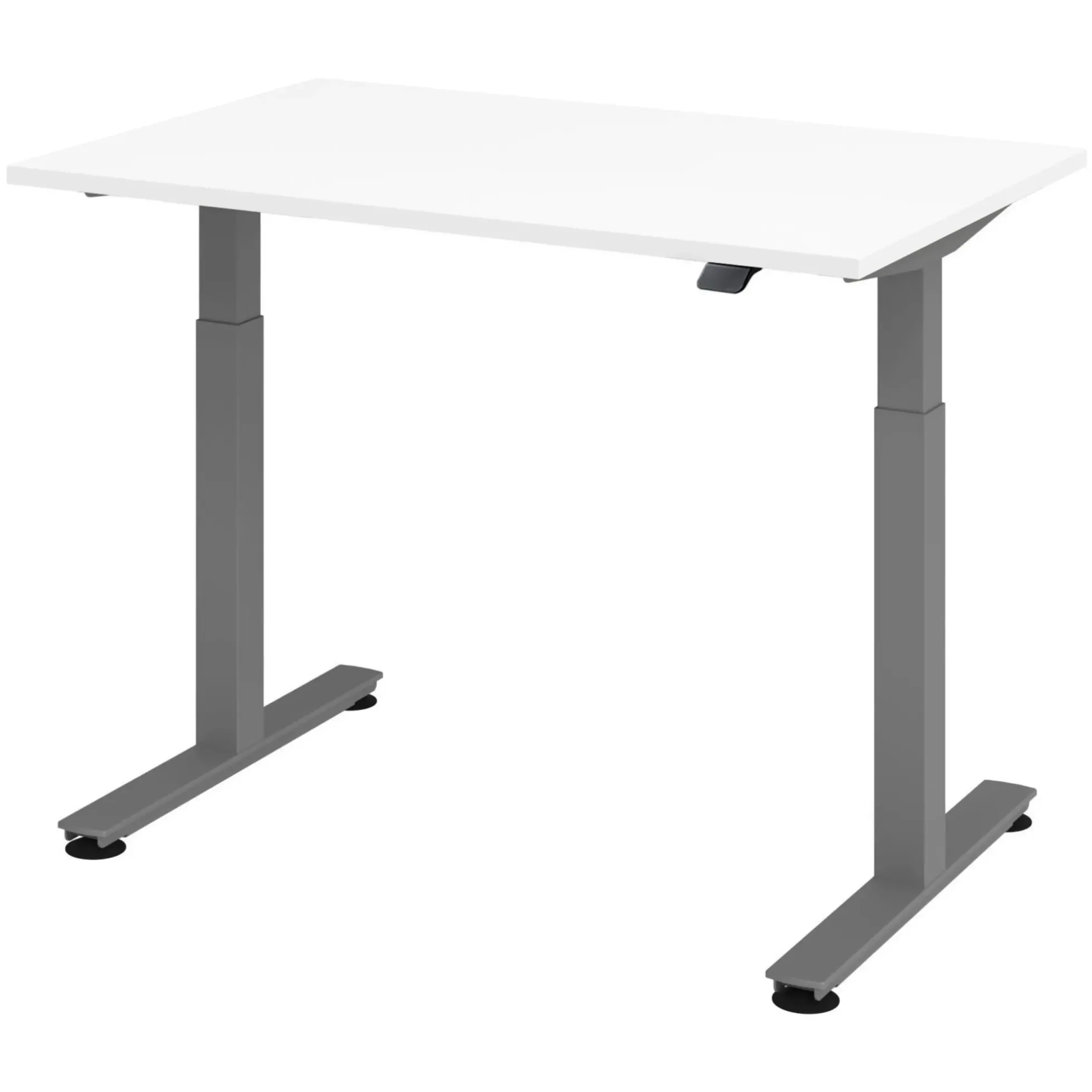 XMST 12 G | Schreibtisch 120 x 80 elektrisch höhenverstellbar Weiß