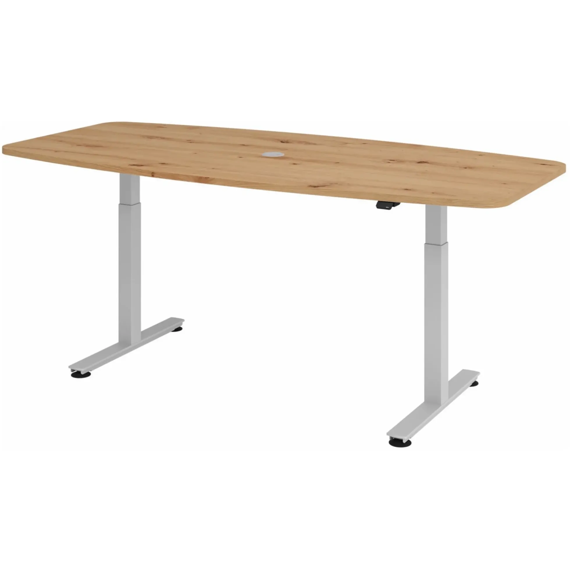 XMST 22 S | Schreibtisch 220 x 103 elektrisch höhenverstellbar Asteiche