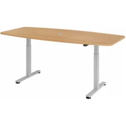XMST 22 S | Schreibtisch 220 x 103 elektrisch höhenverstellbar Eiche