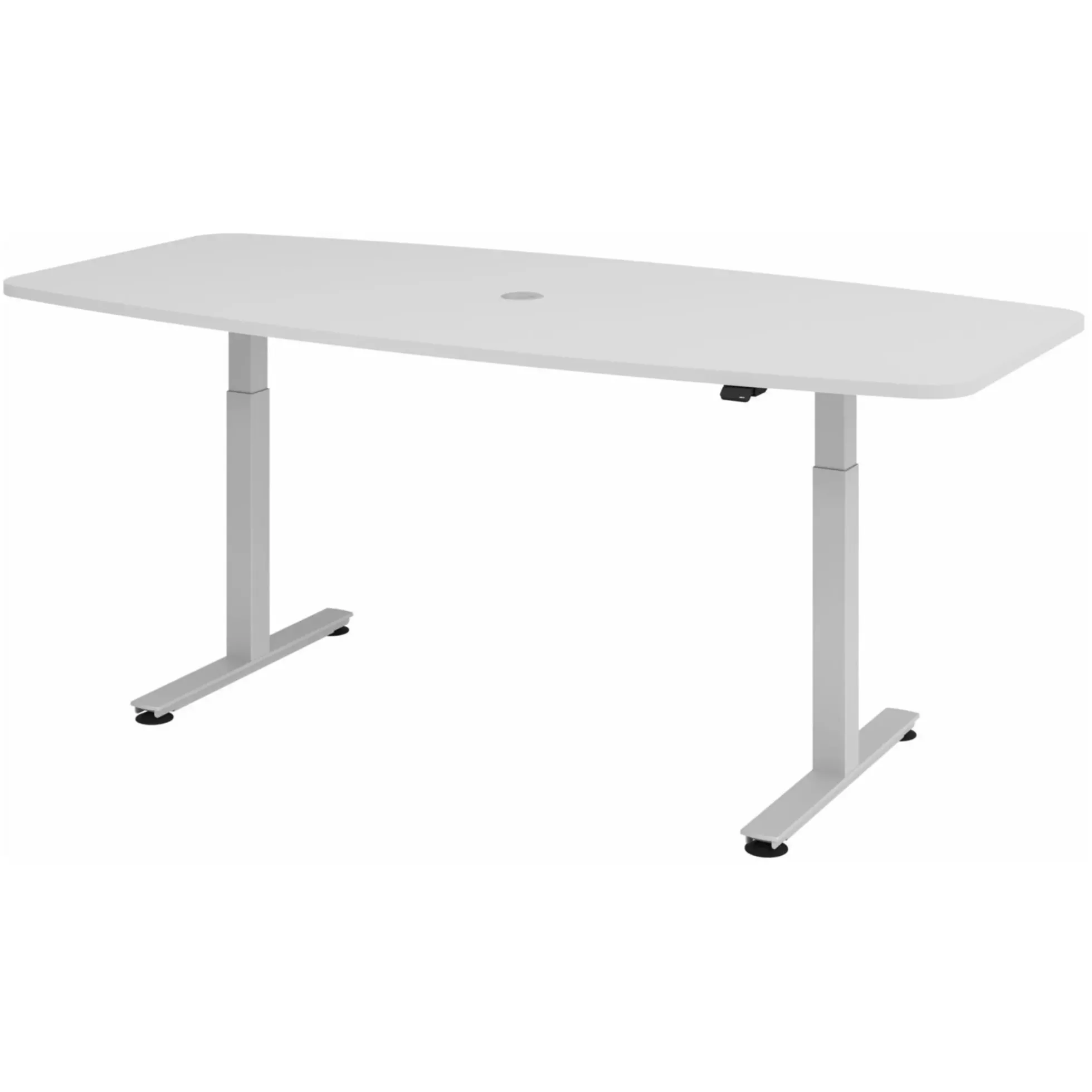 XMST 22 S | Schreibtisch 220 x 103 elektrisch höhenverstellbar Grau