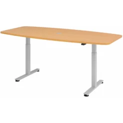 XMST 22 S | Schreibtisch 220 x 103 elektrisch höhenverstellbar Buche