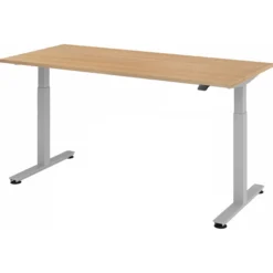 XMST 19 S | Schreibtisch 180 x 80 elektrisch höhenverstellbar Eiche