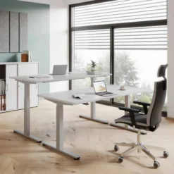 XMST 19 S | Schreibtisch 180 x 80 elektrisch höhenverstellbar Grau