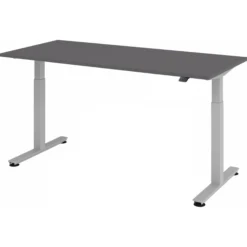 XMST 19 S | Schreibtisch 180 x 80 elektrisch höhenverstellbar Graphit