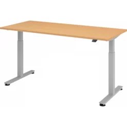 XMST 19 S | Schreibtisch 180 x 80 elektrisch höhenverstellbar Buche