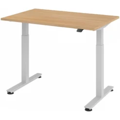 XMST 12 S | Schreibtisch 120 x 80 elektrisch höhenverstellbar Eiche