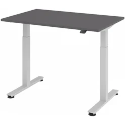 XMST 12 S | Schreibtisch 120 x 80 elektrisch höhenverstellbar Graphit