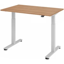 XMST 12 S | Schreibtisch 120 x 80 elektrisch höhenverstellbar Nussbaum
