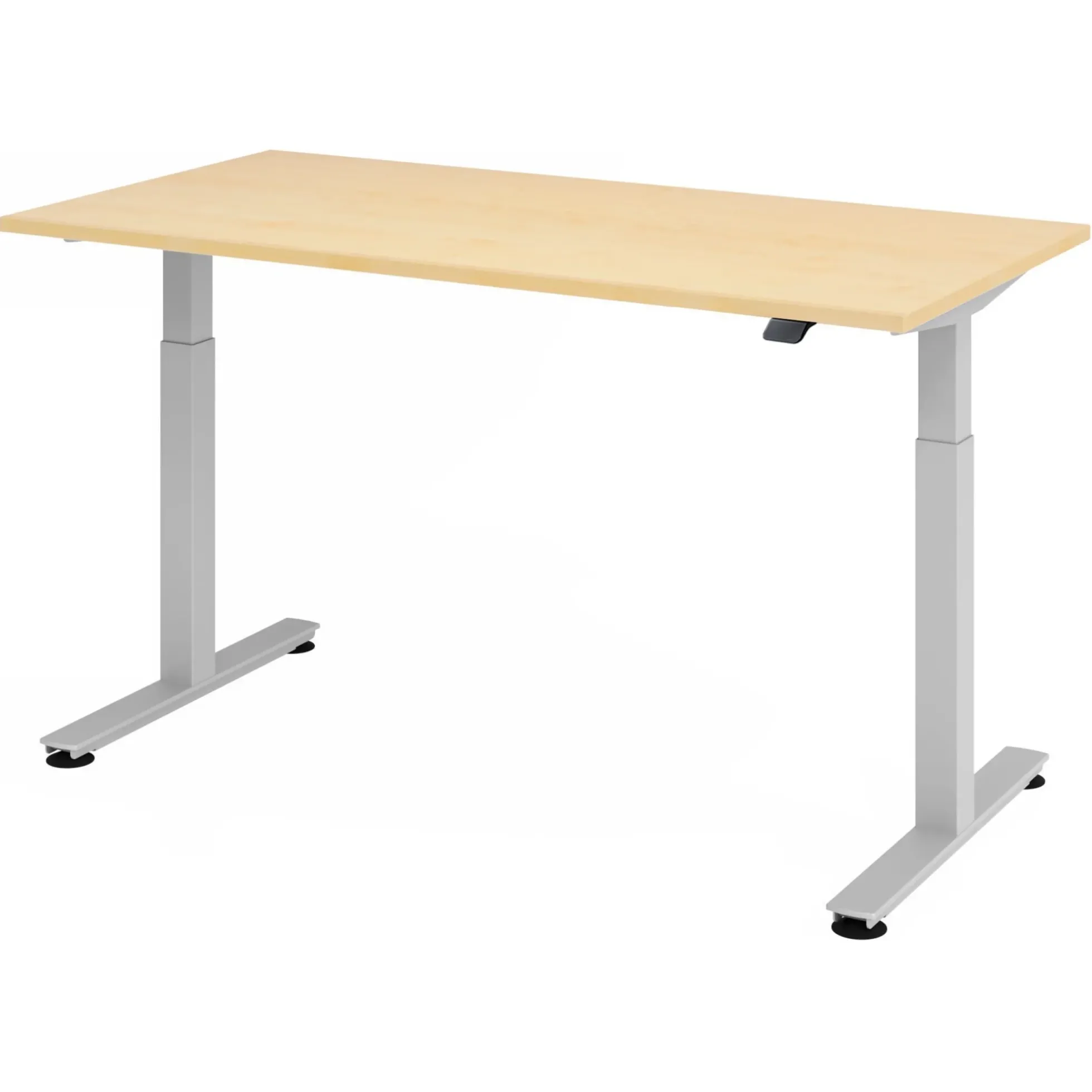 XMST 16 S | Schreibtisch 160 x 80 elektrisch höhenverstellbar Ahorn