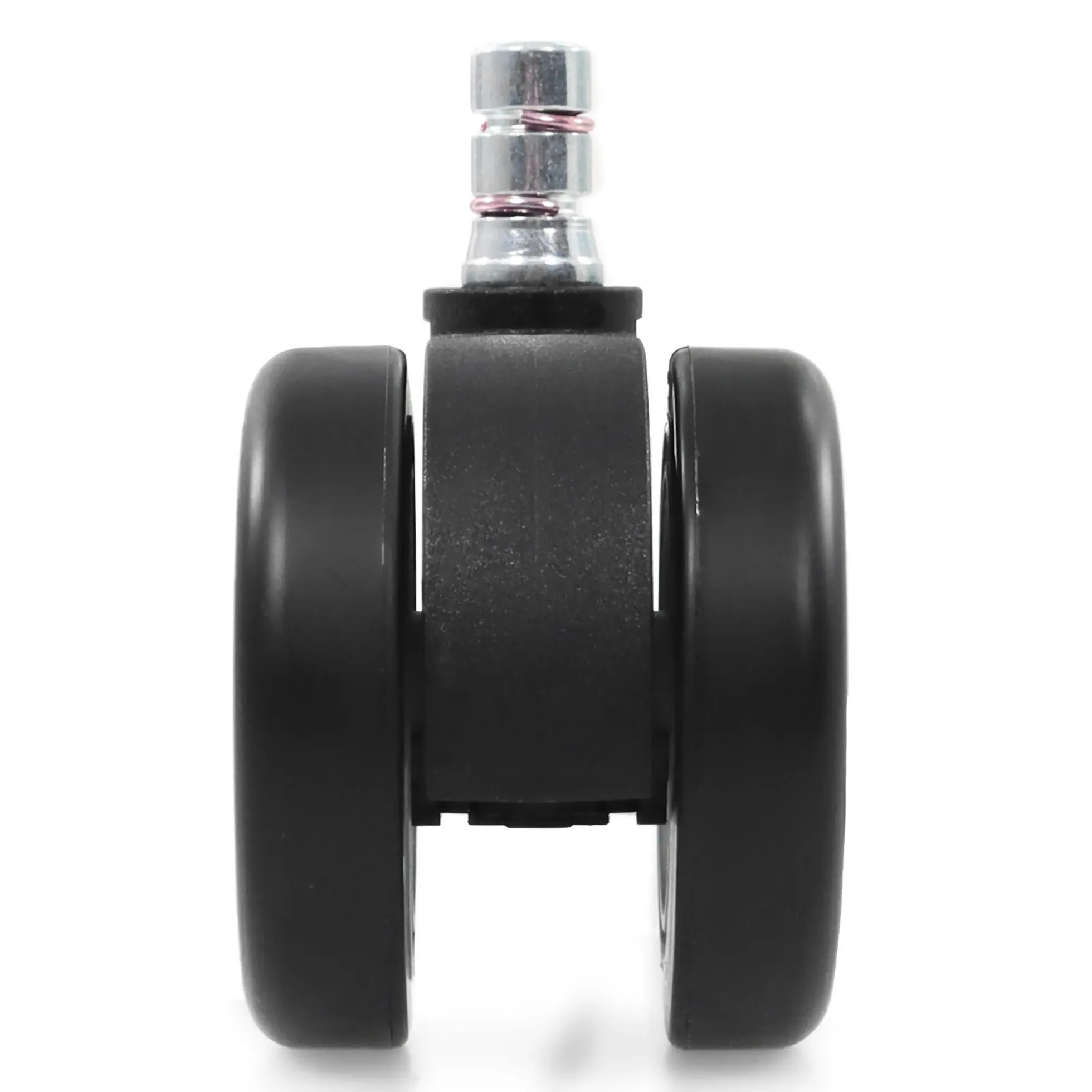 5x ROLO COLOR 60 11mm/60mm | Hartböden - Stuhlrollen Schwarz
