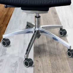 5x ROLO COLOR 60 11mm/60mm | Hartböden - Stuhlrollen Schwarz/Weiß