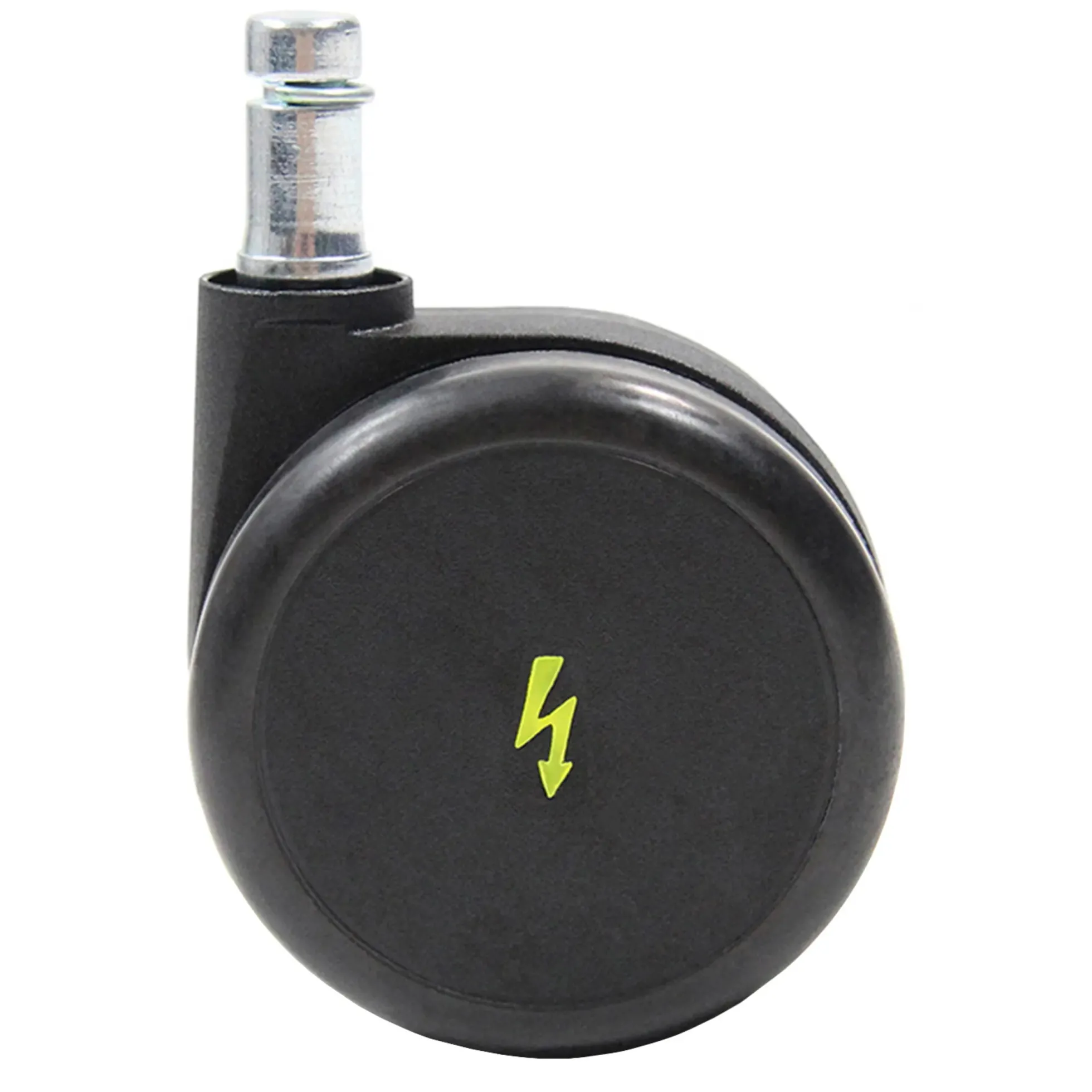 5x ROLO ESD 11mm/65mm | Hartböden - Stuhlrollen Schwarz