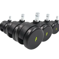 5x ROLO ESD 11mm/65mm | Hartböden - Stuhlrollen Schwarz