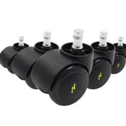 5x ROLO ESD 11mm/50mm | Hartböden - Stuhlrollen Schwarz