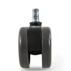 5x ROLO FREE 11mm/65mm | Hartböden - Stuhlrollen Schwarz