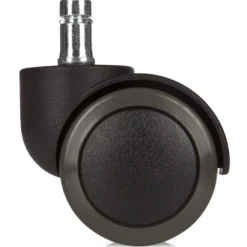 5x ROLO 11mm/50mm | Hartböden - Stuhlrollen Schwarz