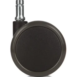5x ROLO 10mm/65mm | Hartböden - Stuhlrollen Schwarz