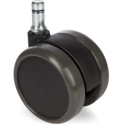 5x ROLO 10mm/65mm | Hartböden - Stuhlrollen Schwarz