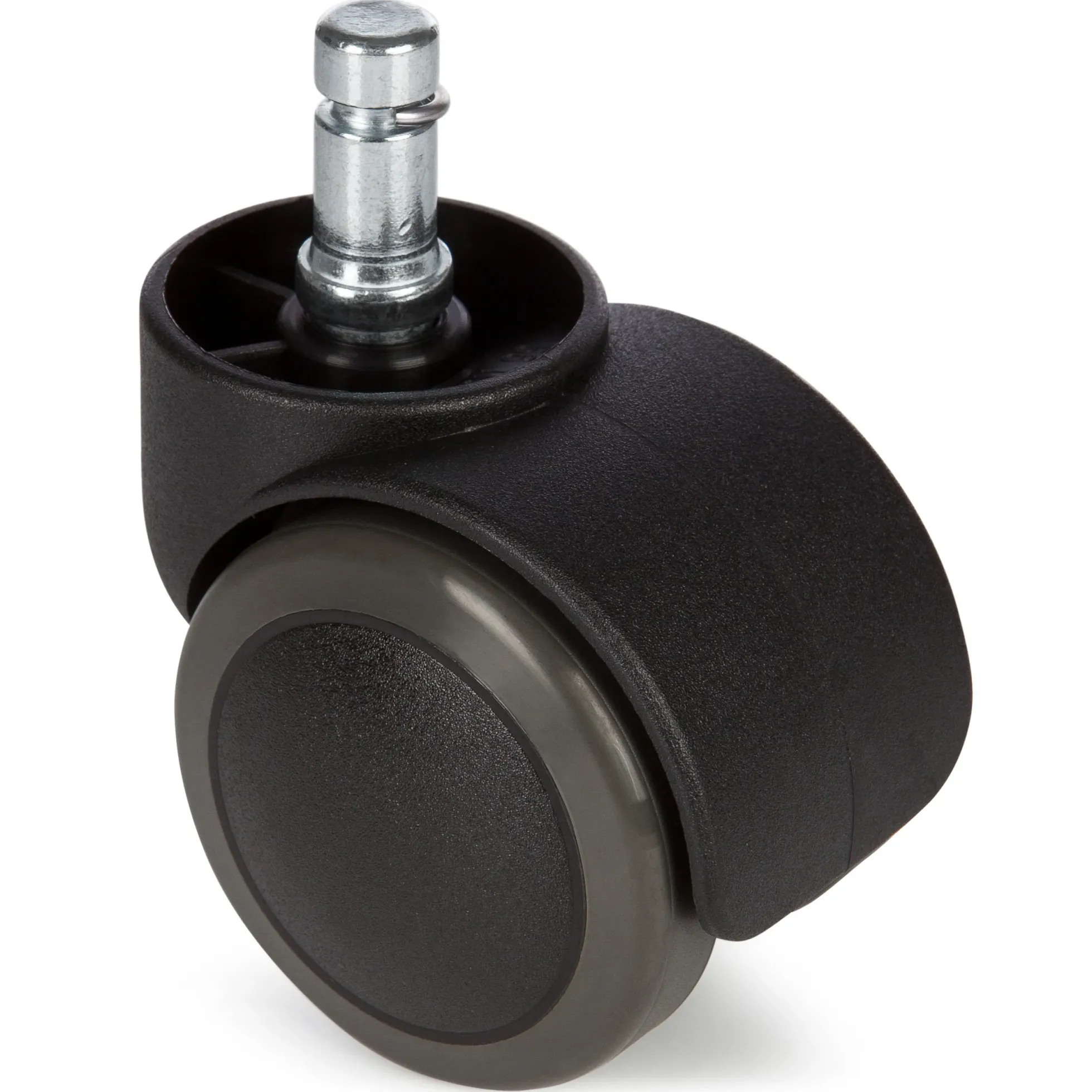 5x ROLO 10mm/50mm | Hartböden - Stuhlrollen Schwarz