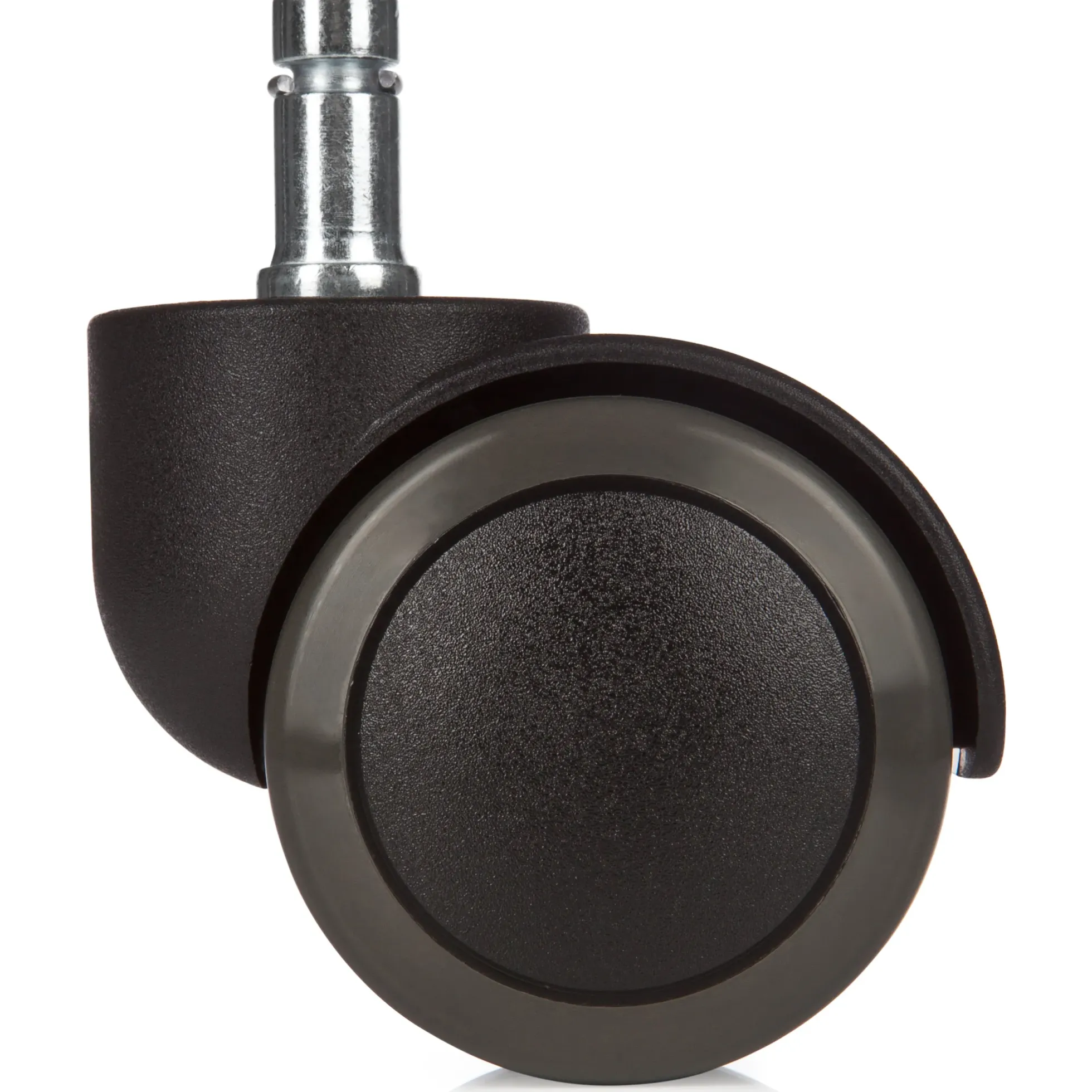 5x ROLO 10mm/50mm | Hartböden - Stuhlrollen Schwarz