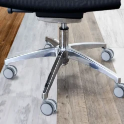 5x ROLO MOVE 60 11mm/60mm | Hartböden - Stuhlrollen Weiß/Grau