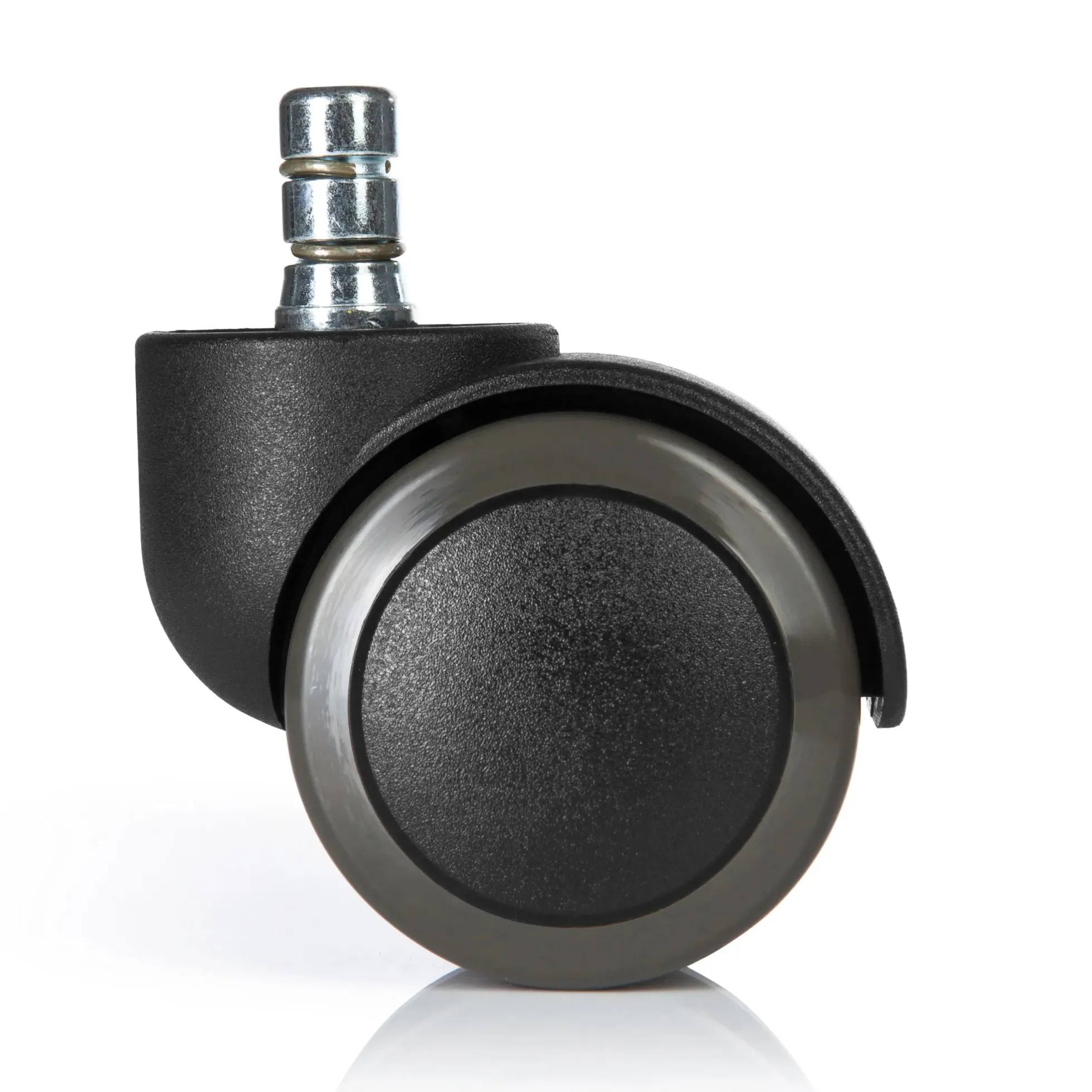 5x ROLO No-Noise 11mm/50mm | Hartböden - Stuhlrollen Schwarz