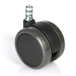 5x ROLO No-Noise 11mm/65mm | Hartböden - Stuhlrollen Schwarz