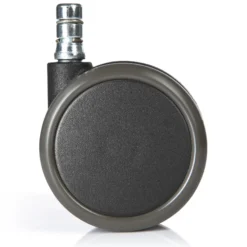 5x ROLO No-Noise 11mm/65mm | Hartböden - Stuhlrollen Schwarz