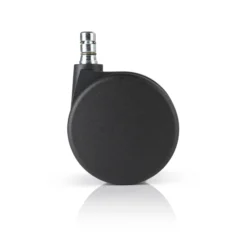 5x ROLO No-Noise 11mm/75mm | Teppichböden - Stuhlrollen Schwarz