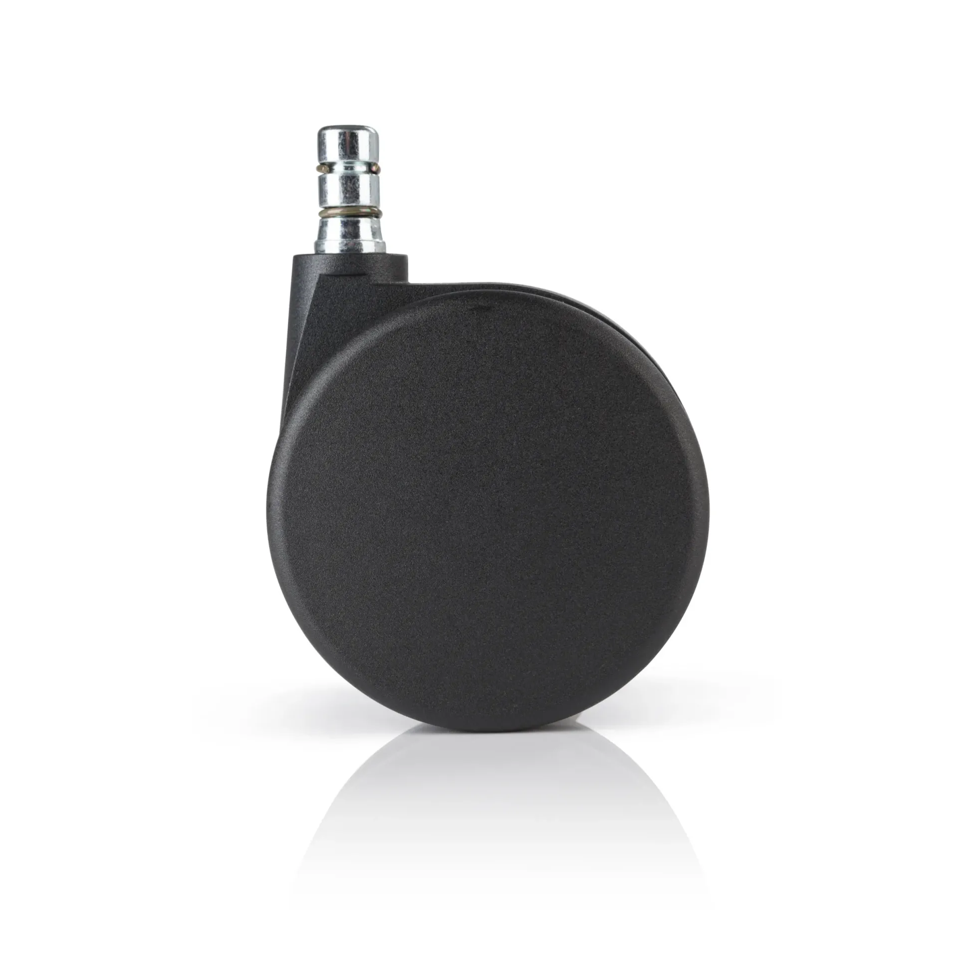 5x ROLO No-Noise 11mm/75mm | Teppichböden - Stuhlrollen Schwarz