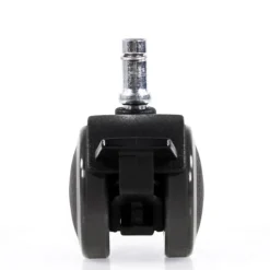 5x ROLO STOP 10mm/50mm | Hartböden - Stuhlrollen Schwarz