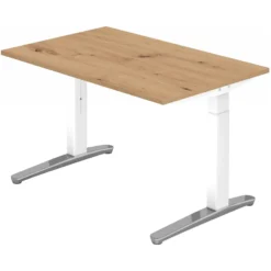 XTRA XB 12 WC | Schreibtisch 120 x 80 höhenverstellbar Asteiche