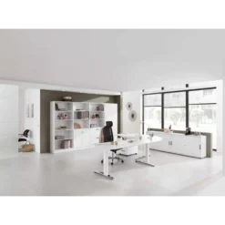 XTRA XB 8 WC | Schreibtisch 80 x 80 höhenverstellbar Weiß