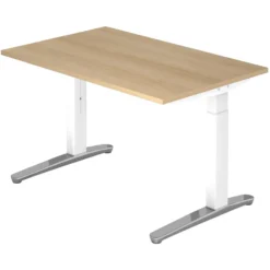 XTRA XB 12 WC | Schreibtisch 120 x 80 höhenverstellbar Eiche