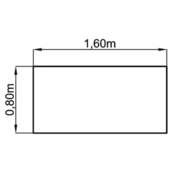 XTRA XB 16 WC | Schreibtisch 160 x 80 höhenverstellbar Nussbaum