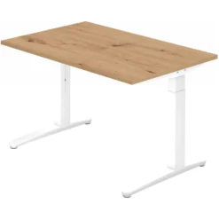 XTRA XB 12 WW | Schreibtisch 120 x 80 höhenverstellbar Asteiche