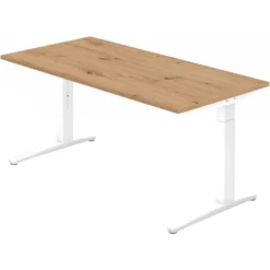 XTRA XB 16 WW | Schreibtisch 160 x 80 höhenverstellbar Asteiche