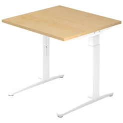 XTRA XB 8 WW | Schreibtisch 80 x 80 höhenverstellbar Ahorn
