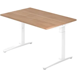 XTRA XB 12 WW | Schreibtisch 120 x 80 höhenverstellbar Nussbaum