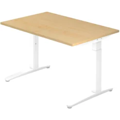XTRA XB 12 WW | Schreibtisch 120 x 80 höhenverstellbar Ahorn